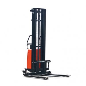 1-1.2 ton wide leg semi electric pallet stacker truck